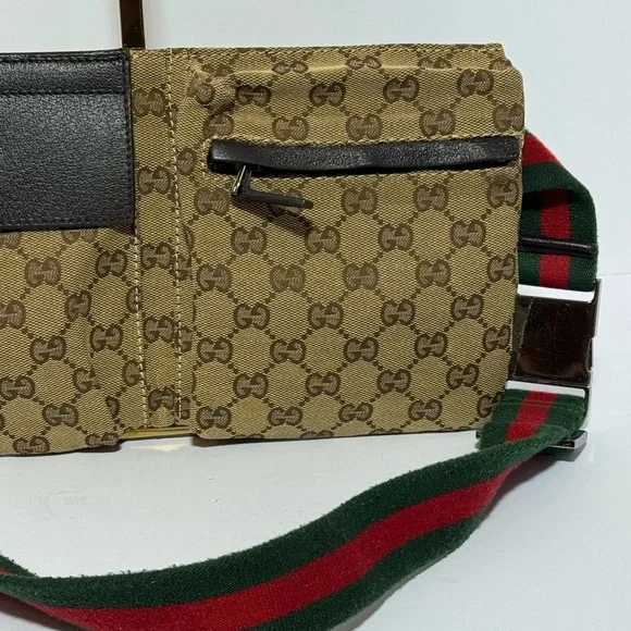 Gucci Beige and Brown GG Belt Bag - Picture 3 of 15
